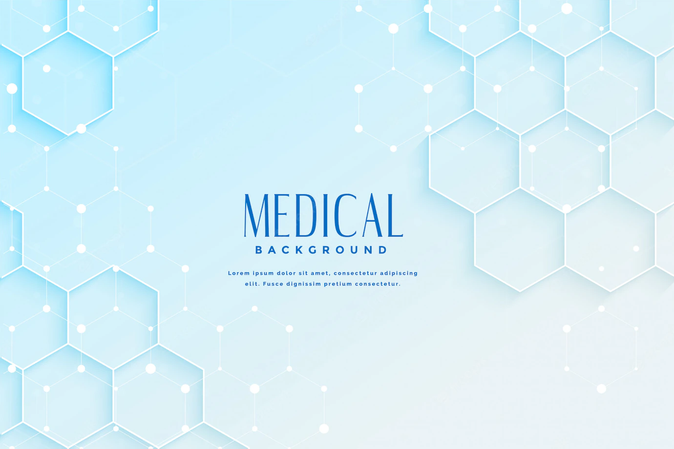 Blue Medical Background With Hexagonal Shape Design 1017 26839