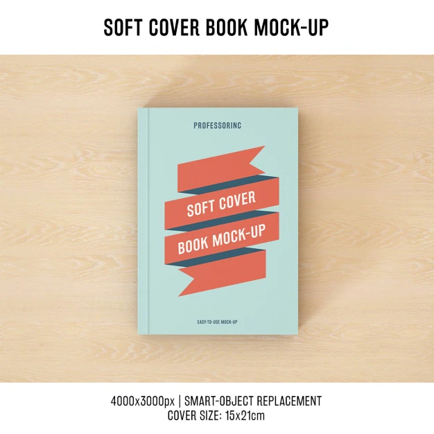 Book Cover Mock Up Design 1318 9