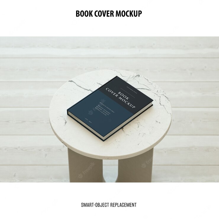 Book cover mockup Free Psd