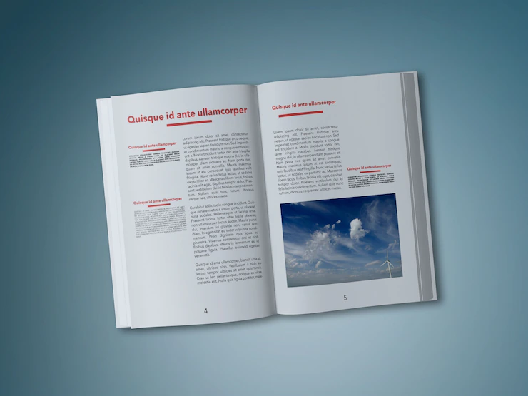 Book’s pages mock up Free Psd