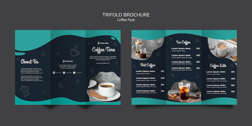 Brochure Template With Coffee Concept 23 2148469141