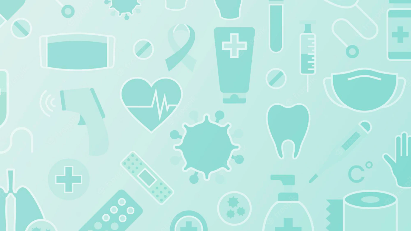 Clean Medical Patterned Background Vector 53876 140867