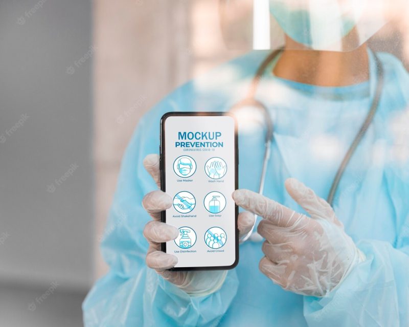 Close-up hand pointing at smartphone Free Psd Close-up hand pointing at smartphone Free Psd