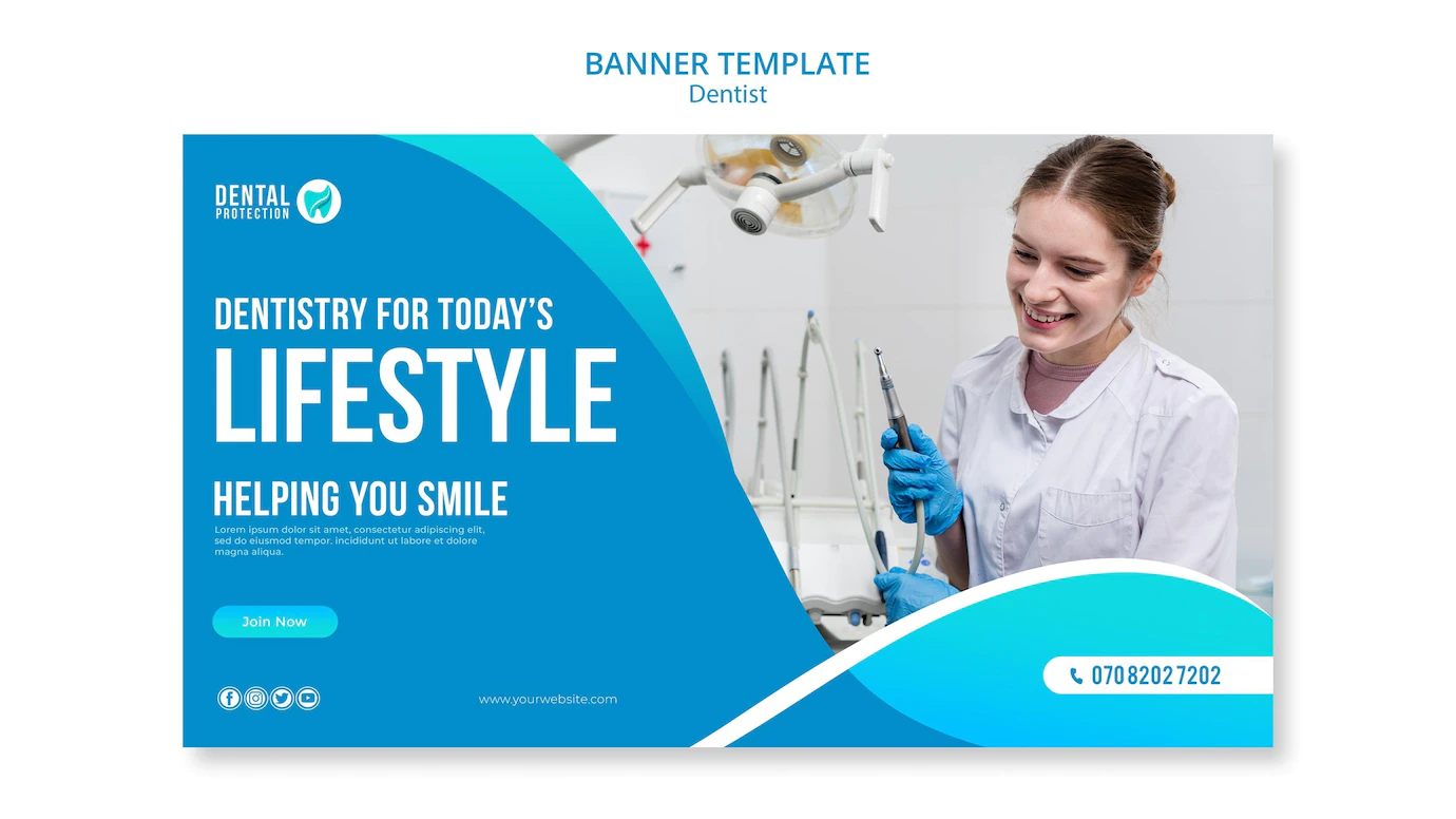 Dentist Banner Template Concept 23 2148607877