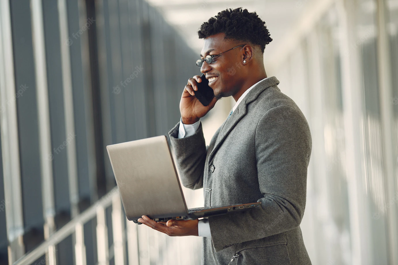 Elegant Black Man Office 1157 34040