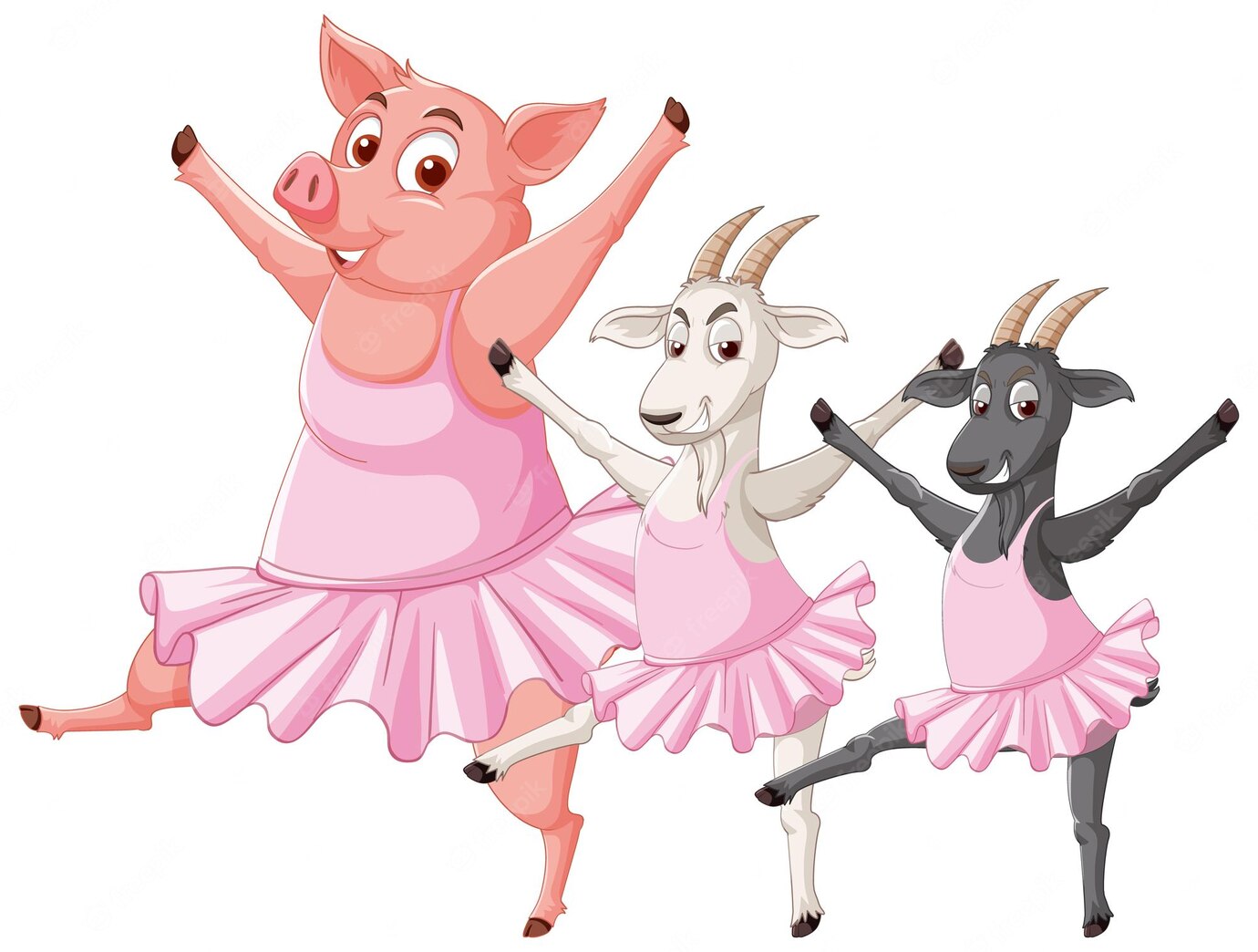 Farm Animals Dancing Ballet 1308 110260