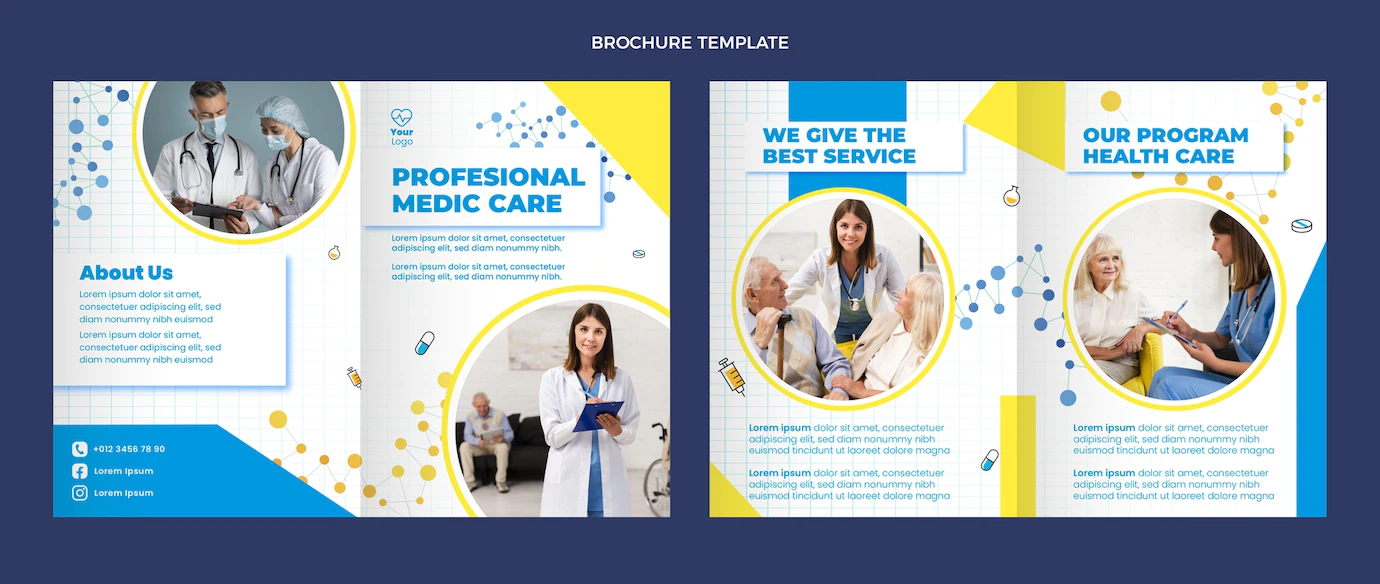 Flat Design Medical Brochure 23 2149164522