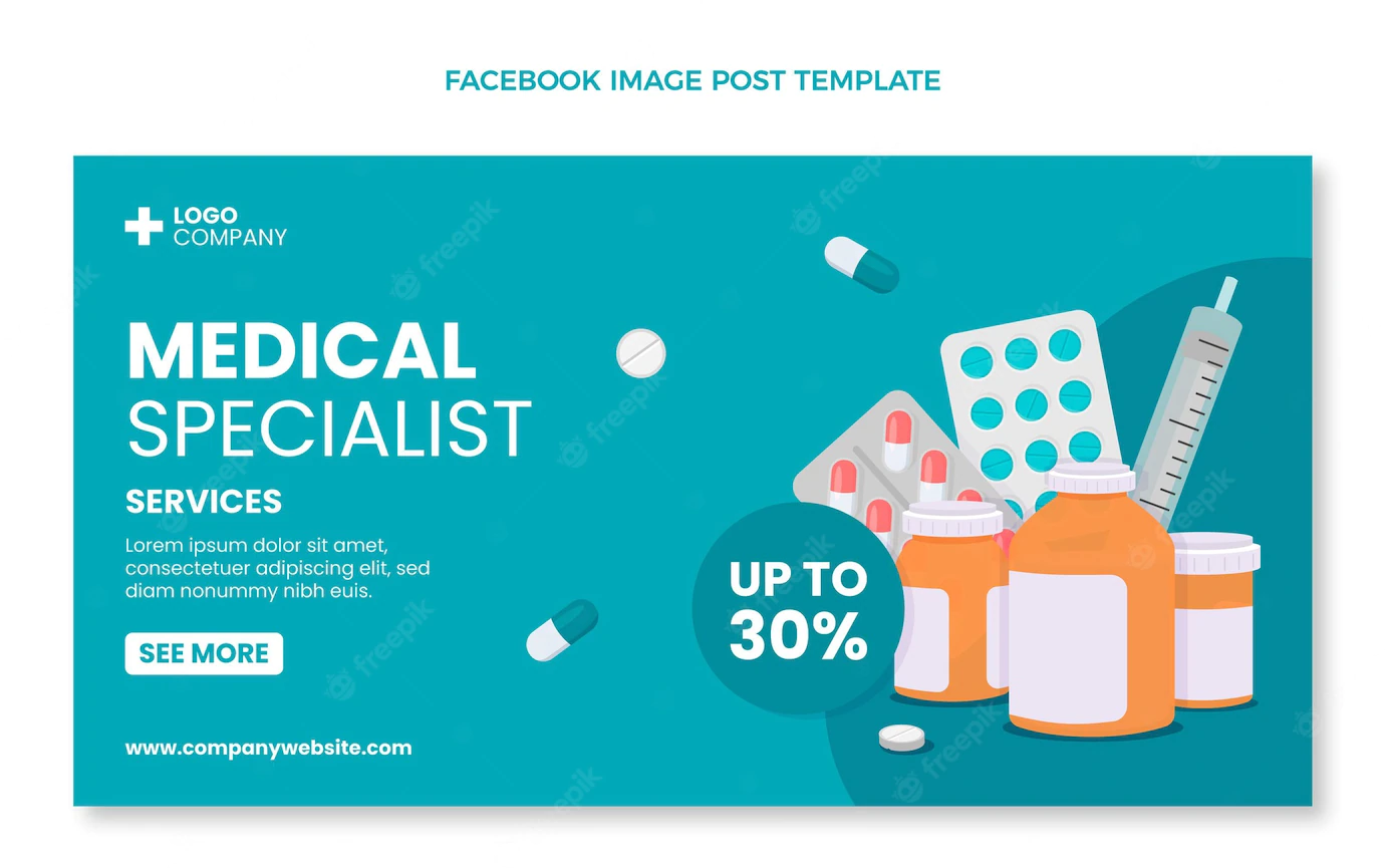 Flat Design Medical Facebook Post 23 2149097095