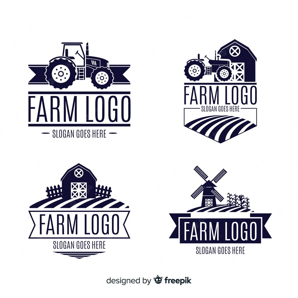 Flat Farm Logo Collection 23 2148180939