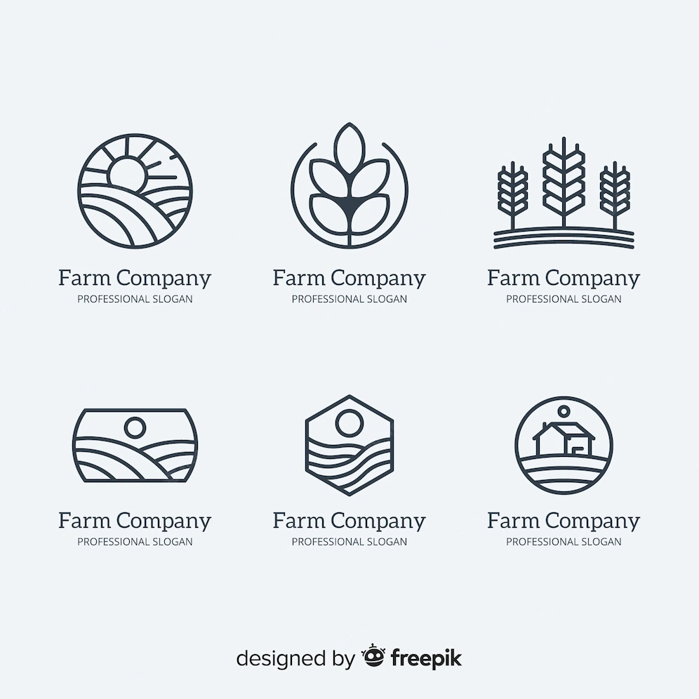 Flat Farm Logo Collection 52683 10863