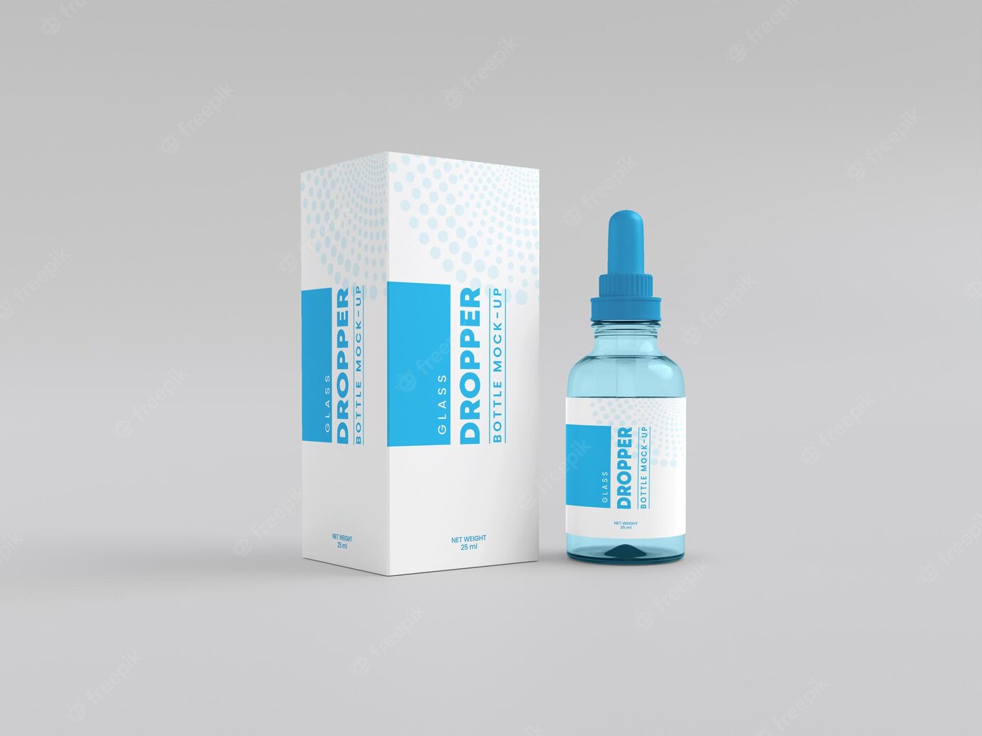 Glass Dropper Bottle With Box Mockup 439185 1396