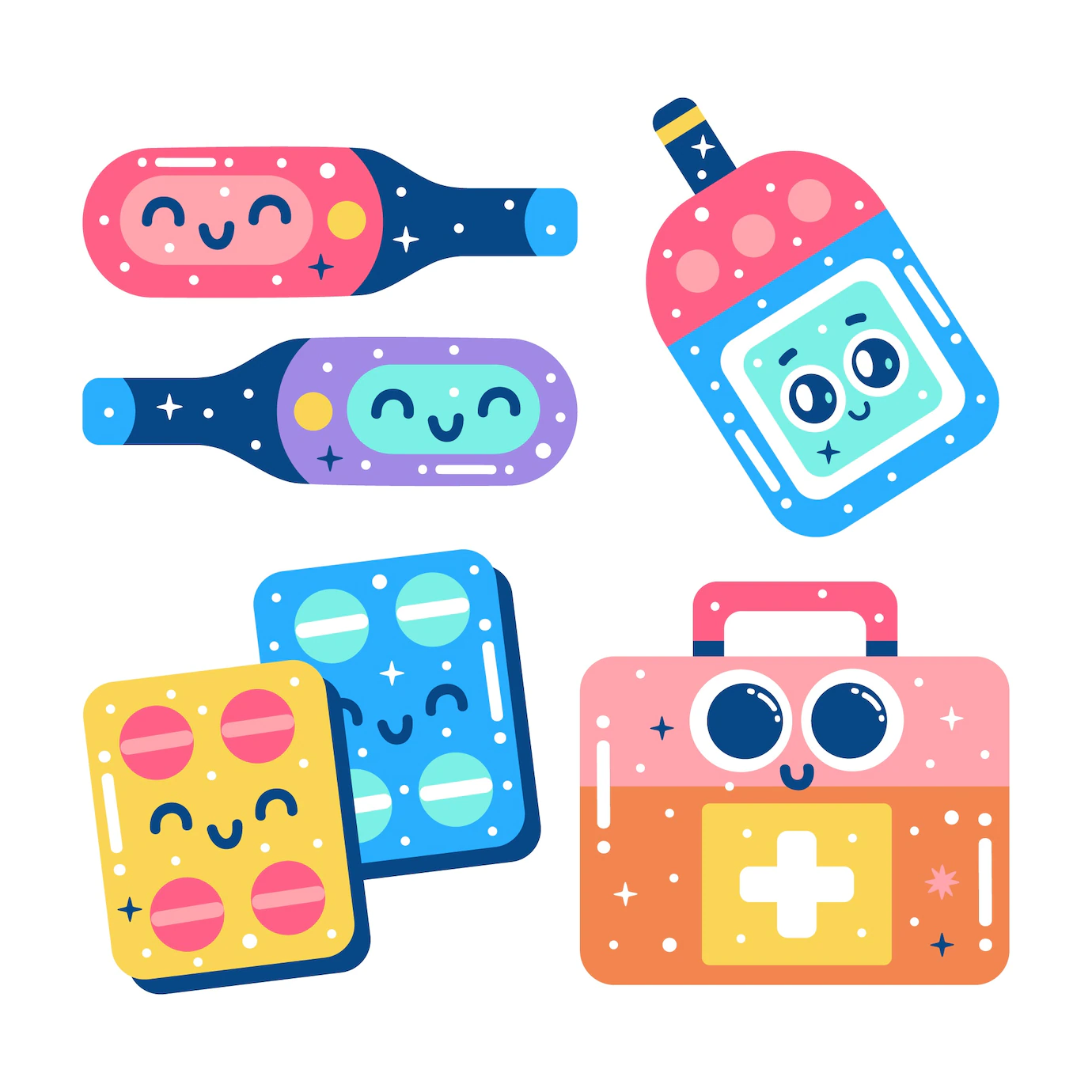 Glitzy Medical Health Stickers 23 2149373081