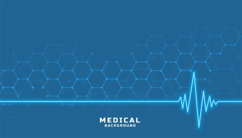 Healthcare and medical with cardiograph line Free Vector Healthcare and medical with cardiograph line Free Vector