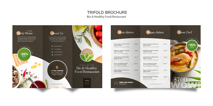 Healthy Food Restaurant Brochure 23 2148394611