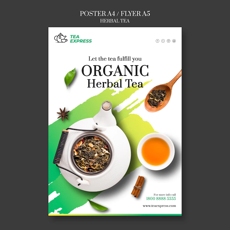 Herbal Tea Poster Design 23 2148822445