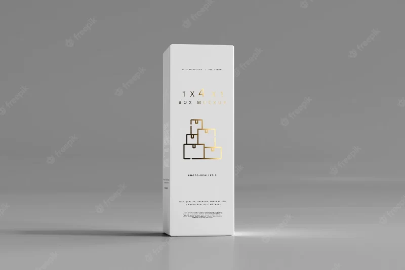 Isolated box mockup Free Psd Isolated box mockup Free Psd