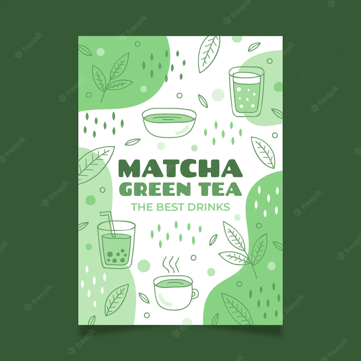 Matcha Tea Poster Template 23 2148966373