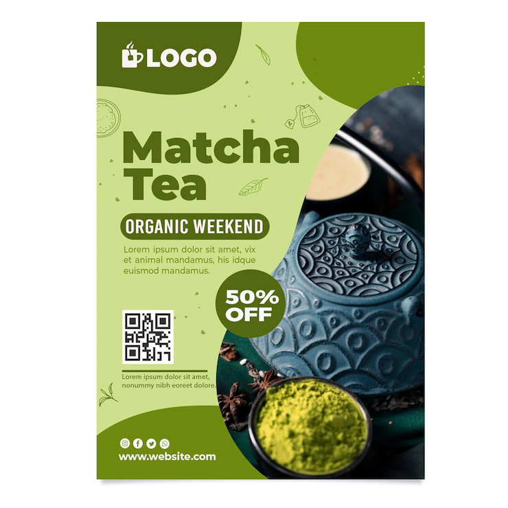 Matcha Tea Poster With Discount 23 2148946832