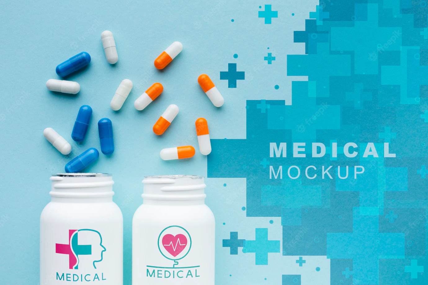 Medical Capsules Mock Up Top View 23 2148478002