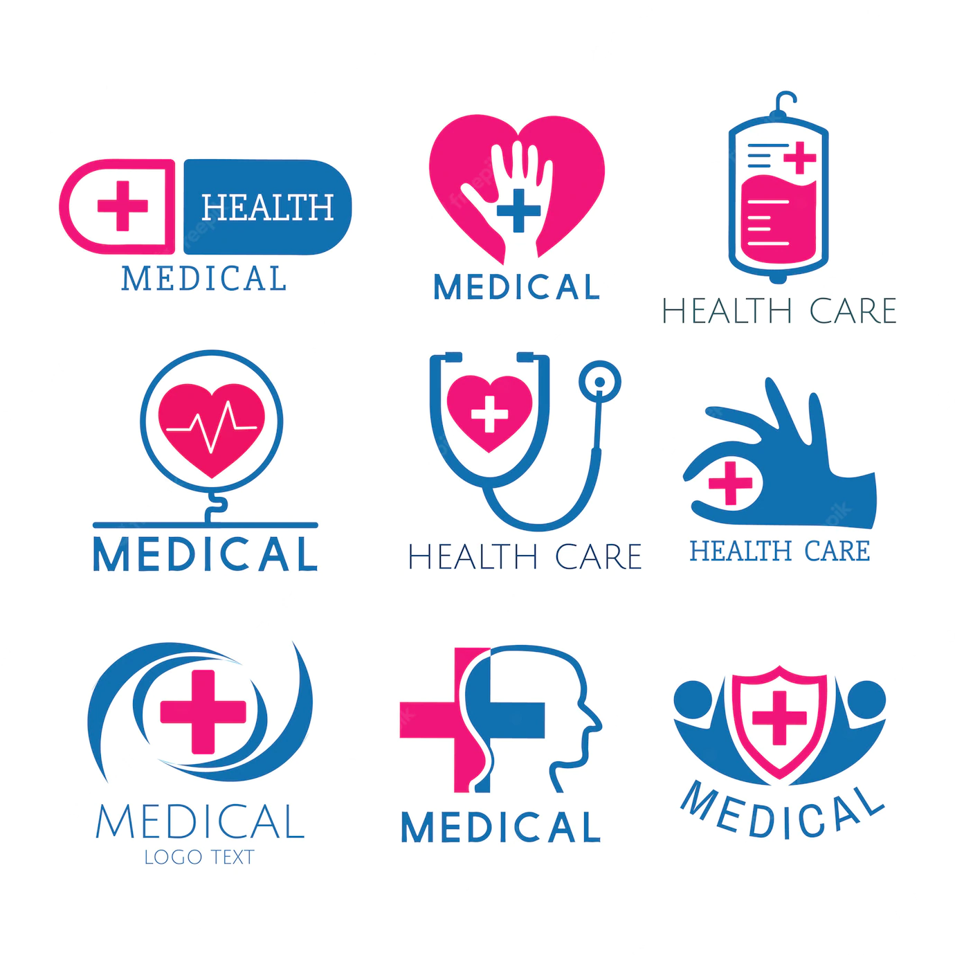 Medical Service Logos Vector Set 53876 75750