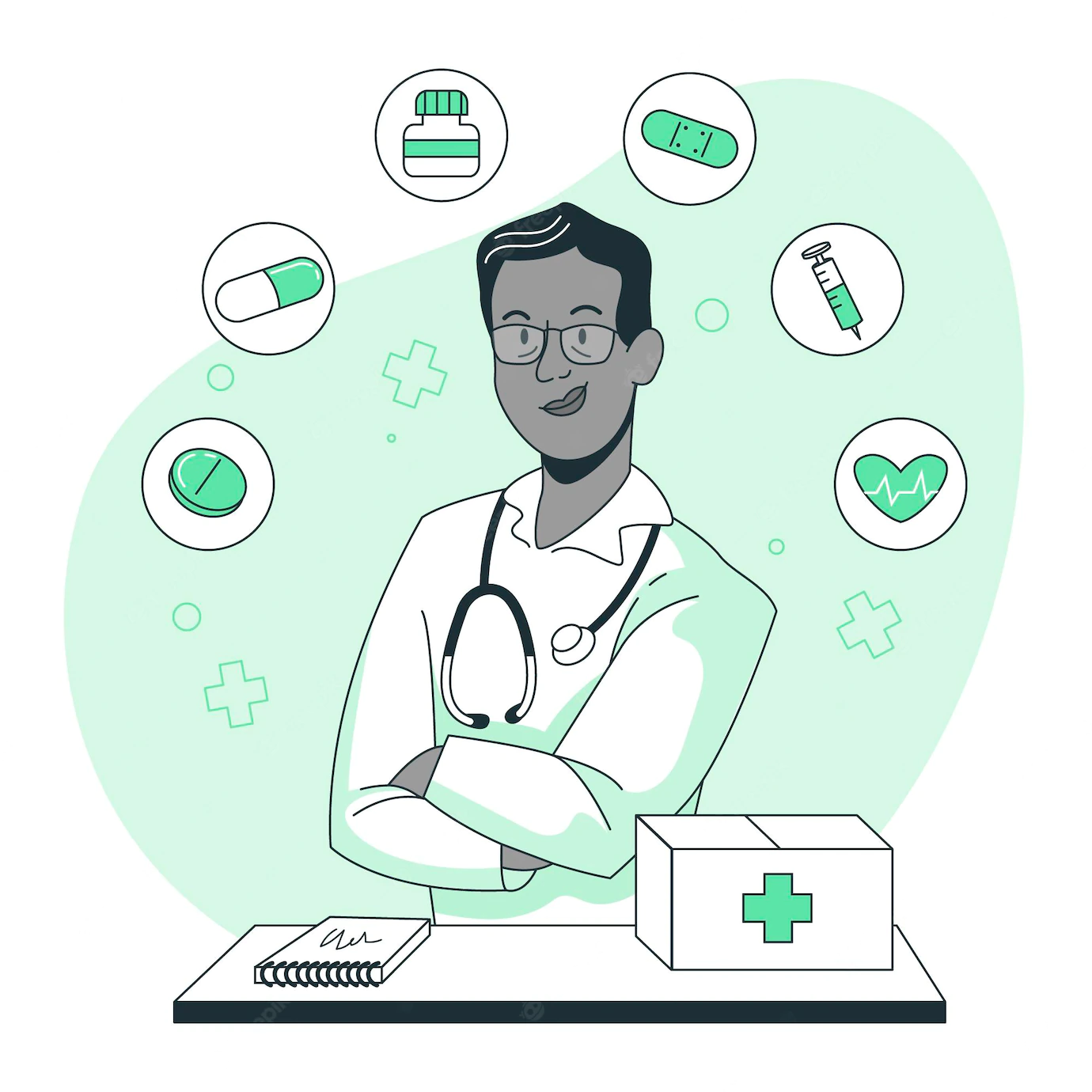 Medicine Concept Illustration 114360 2802