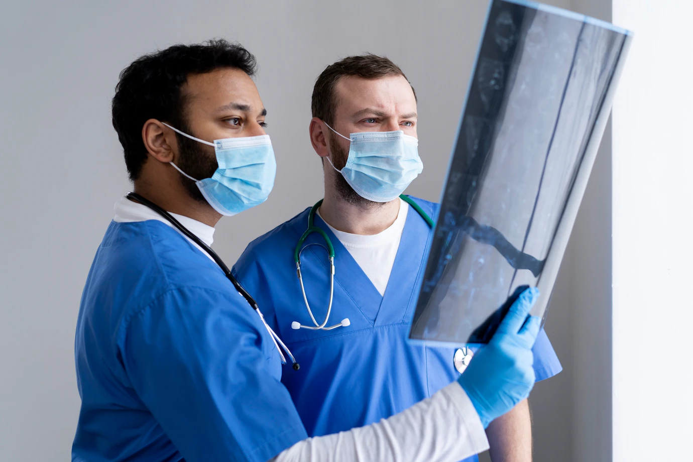 Medium Shot Nurses Looking Radiography 23 2149310026