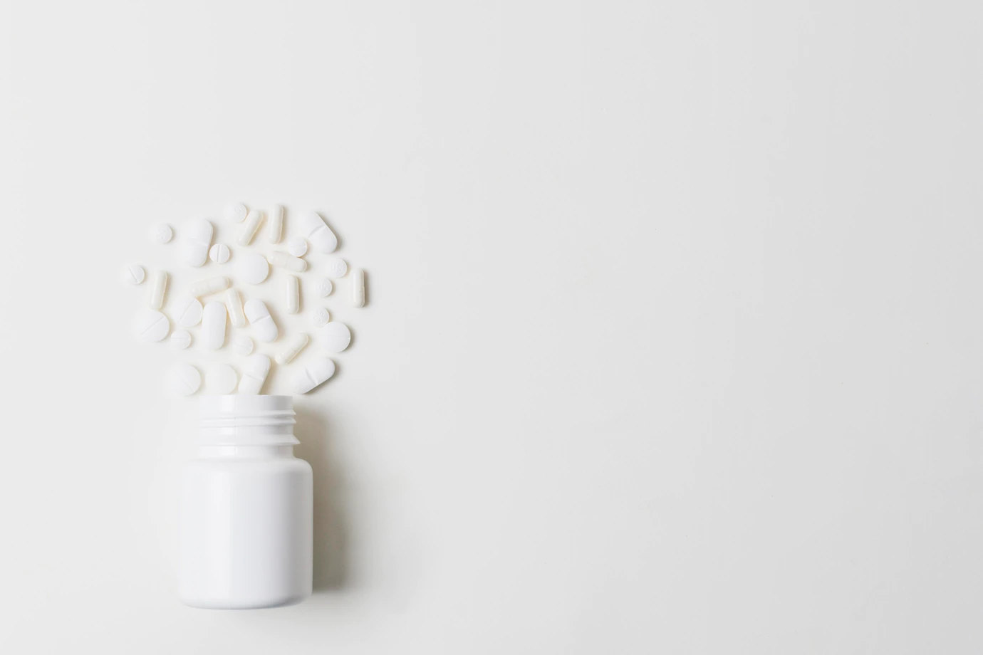 Minimalist Bottle Pills Copy Space Mock Up 23 2148683095