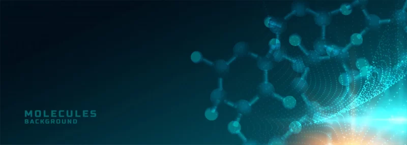Molecules structure medical science and healthcare background banner Free Vector Molecules structure medical science and healthcare background banner Free Vector