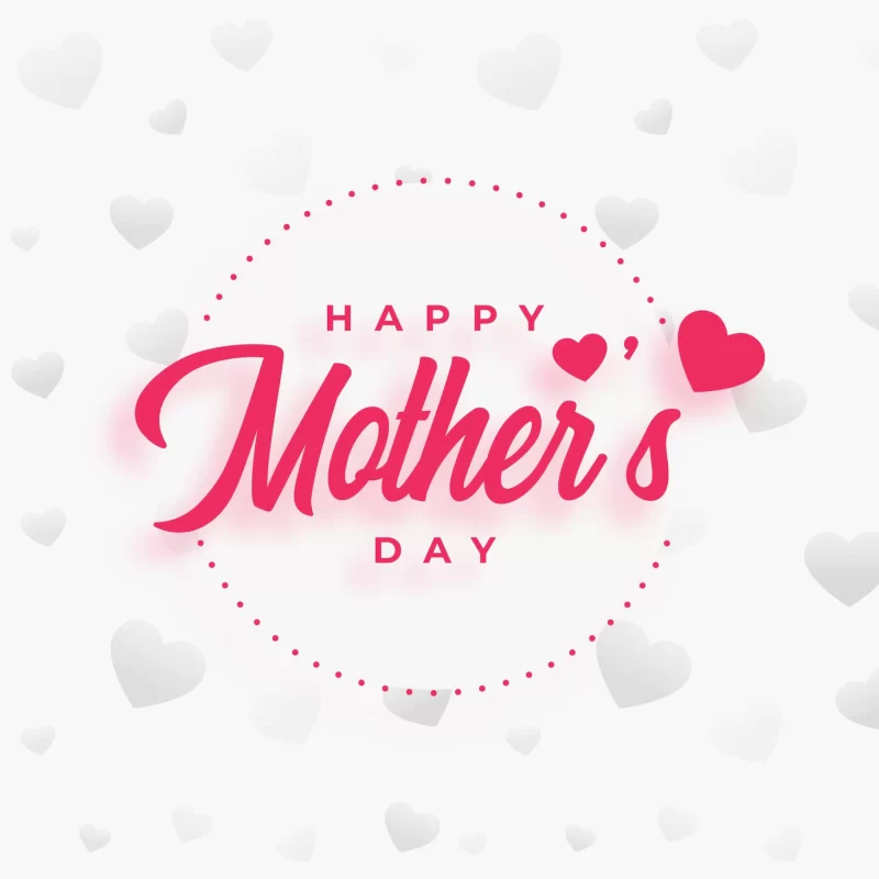 Mothers day poster design wishes background Free Vector