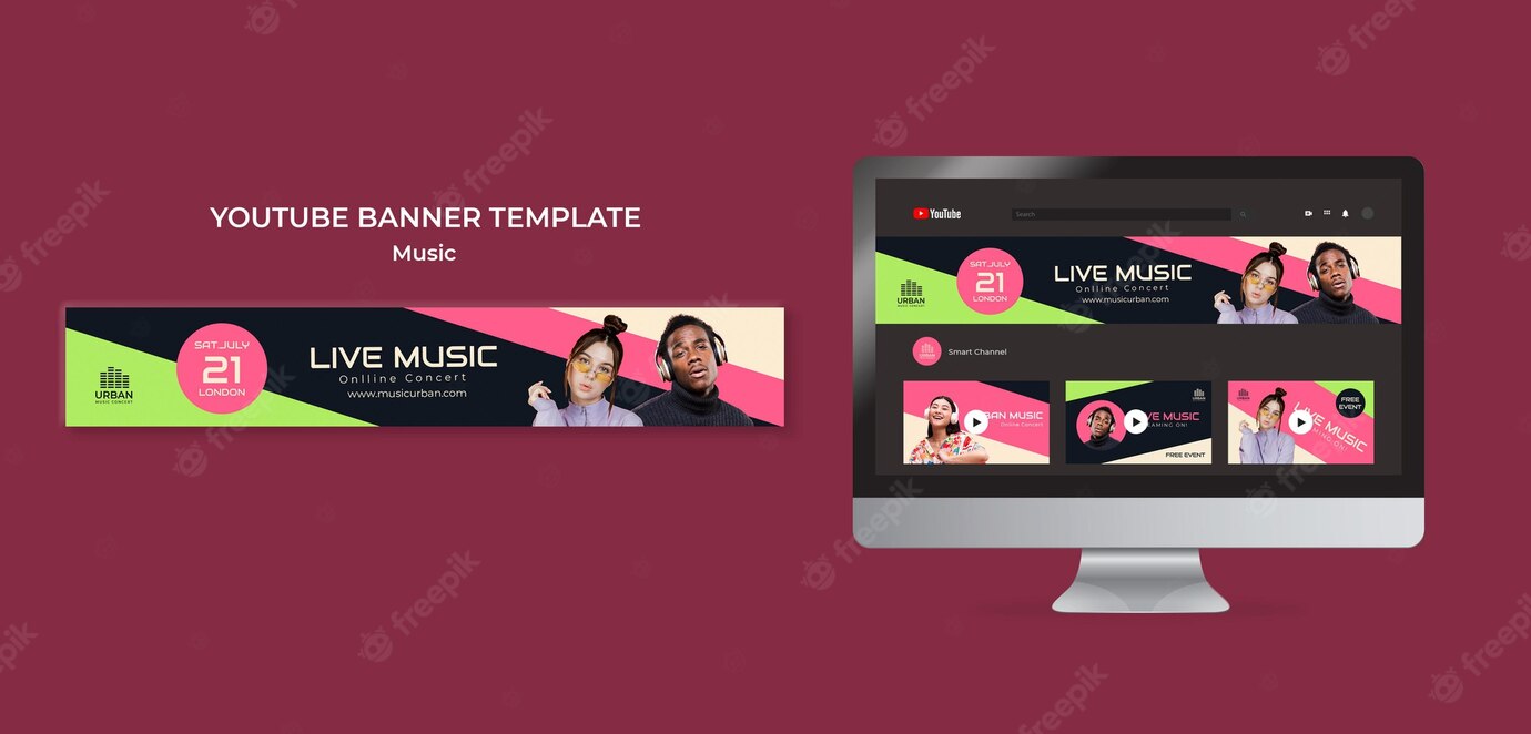 Music Show Youtube Banner Design Template 23 2149075072