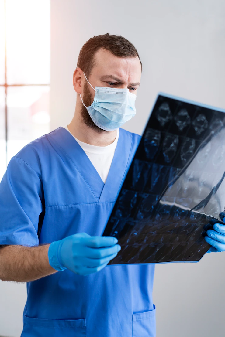 Nurse Looking Radiography Medium Shot 23 2149310019