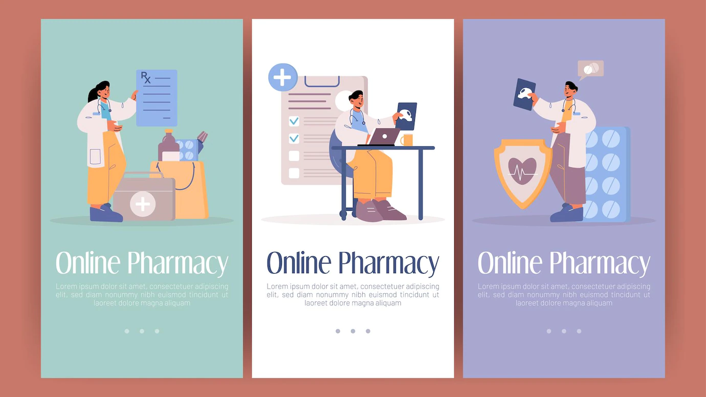 Online Pharmacy Service Posters 107791 12187