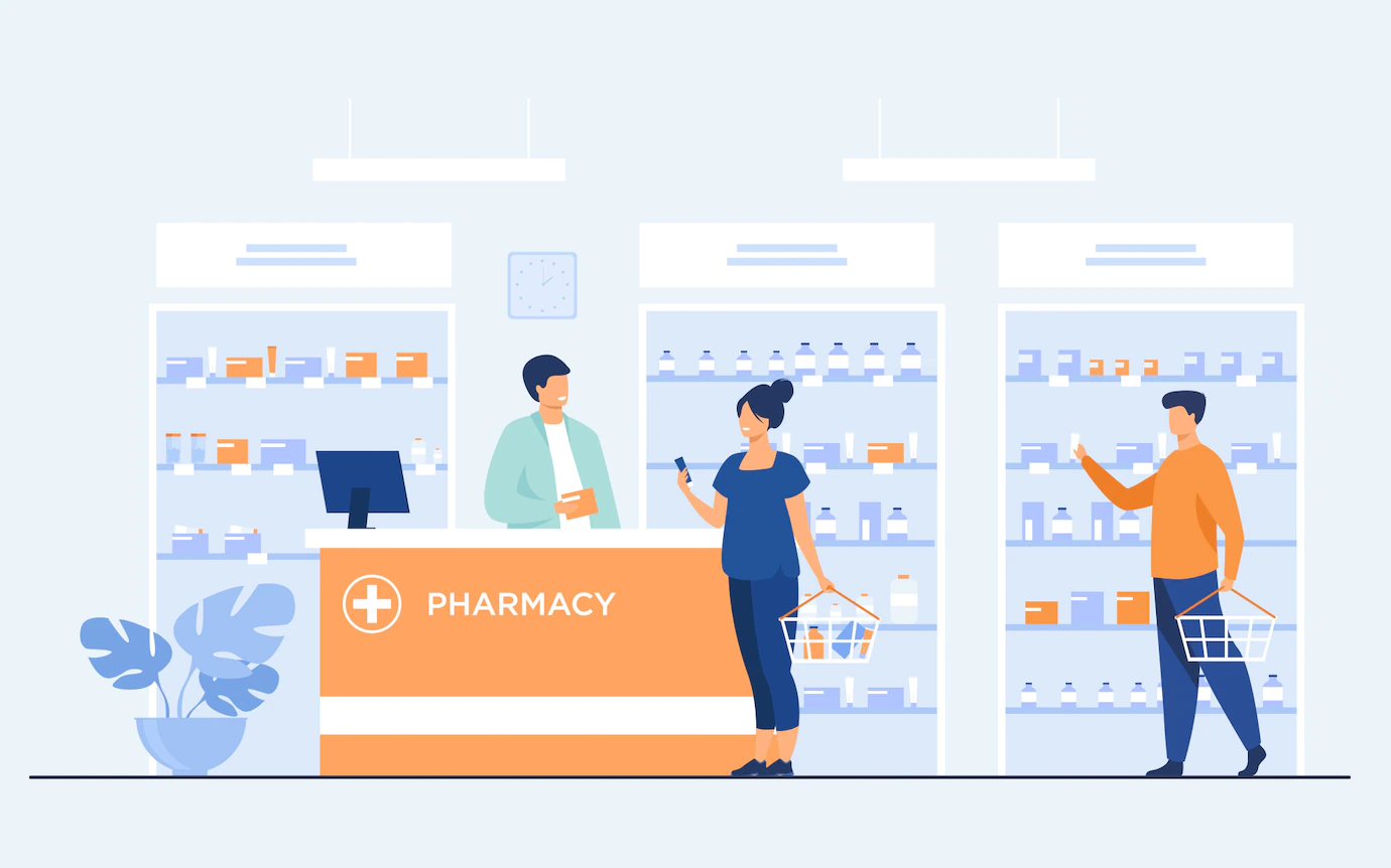 Pharmacy Medical Shop Concept 74855 7815