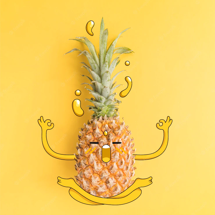 Pineapple Photography With Illustration Zen State 79603 566