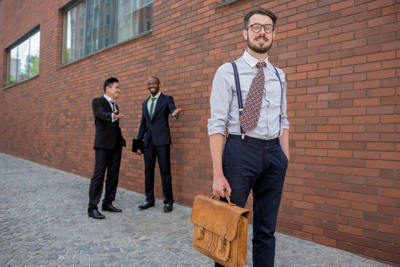 Portrait of multi ethnic business team Free Photo