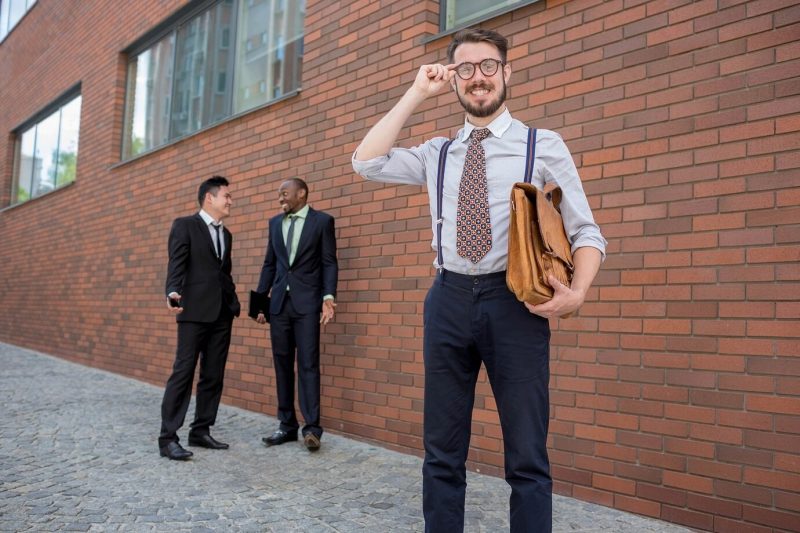 Portrait of multi ethnic business team Free Photo