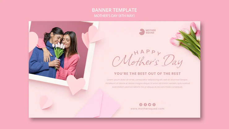 Realistic Mother S Day Banner Template 23 2149346517