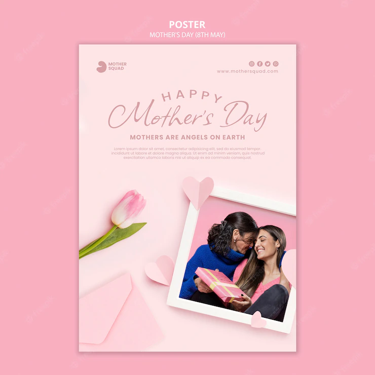 Realistic Mother S Day Poster Template 23 2149346513