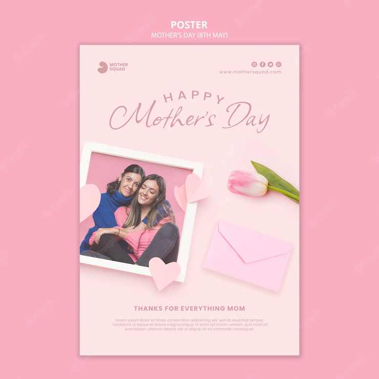 Realistic Mother S Day Poster Template 23 2149346515