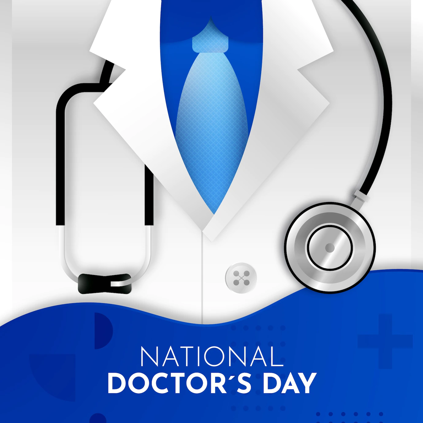 Realistic National Doctor S Day Coat Illustration 23 2149423392