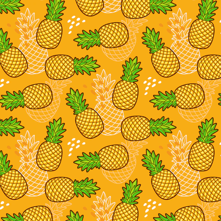 Seamless Pattern Pineapples 179234 309