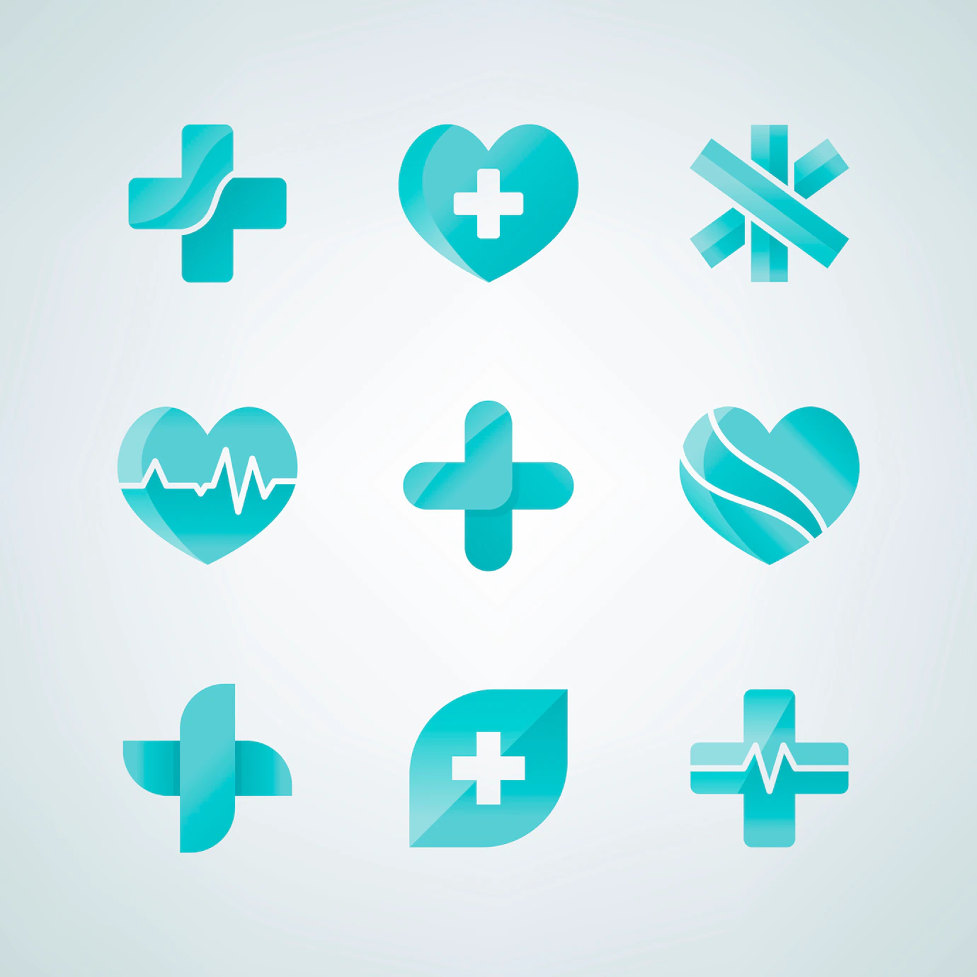 Set Medical Icons 3d Designs 53876 61792