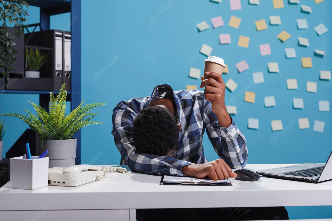 Stressed Fatigued Team Leader With Burnout Syndrome Sitting Modern Office Workspace Tired Exhausted Agency Office Employee Falling Asleep Desk Because Overtime Work 482257 38888