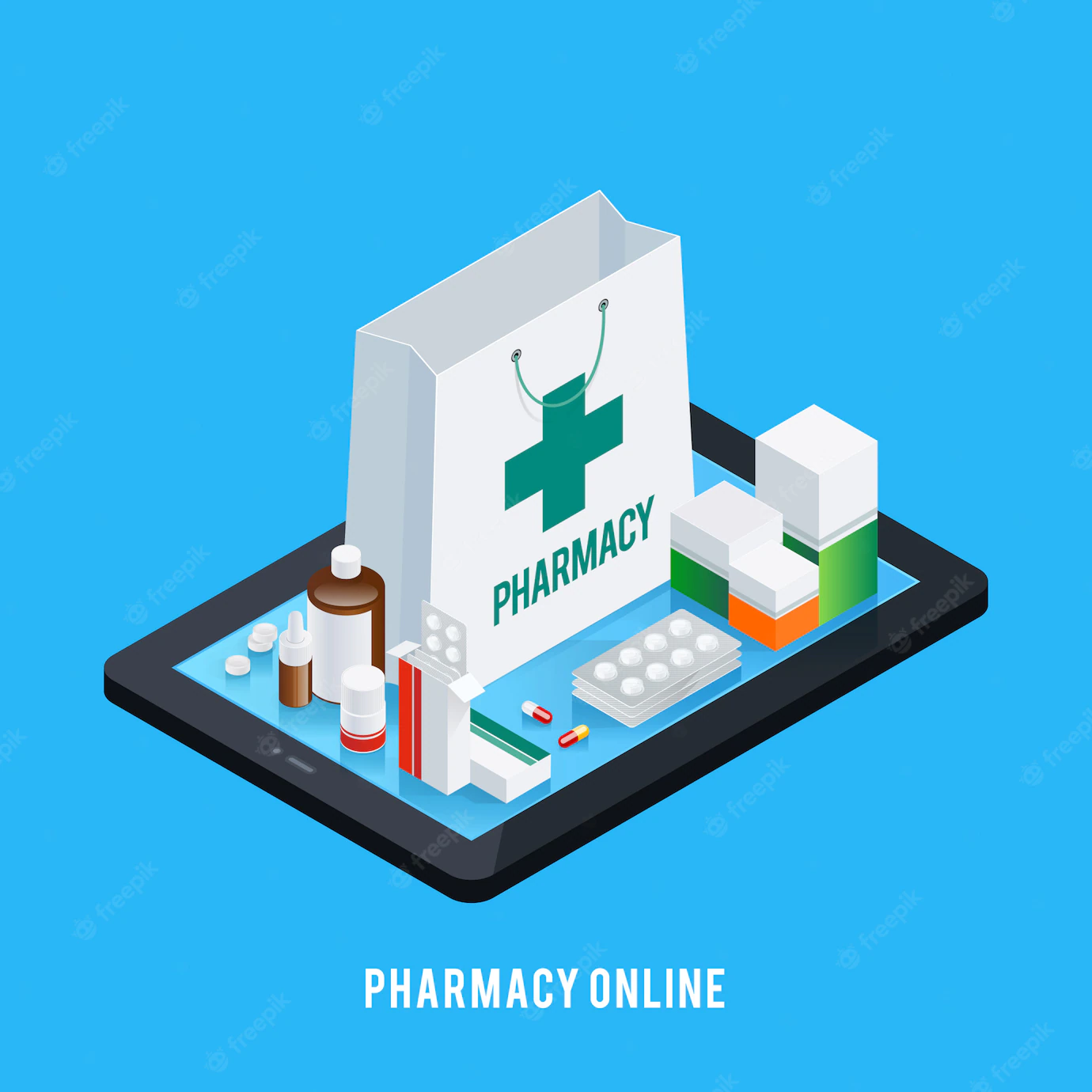Tablet Pharmacy Online Concept 1284 16210