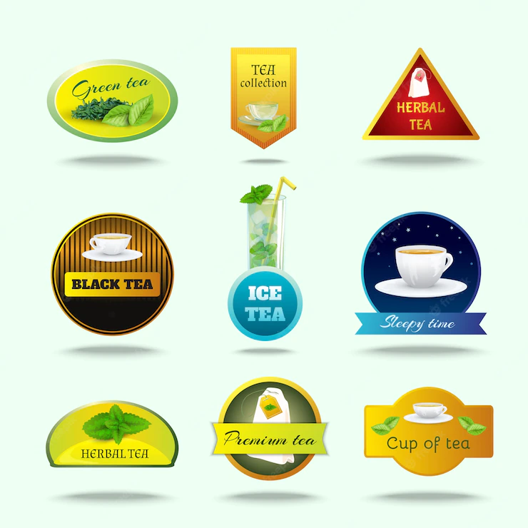 Tea Labels Set 1284 4937