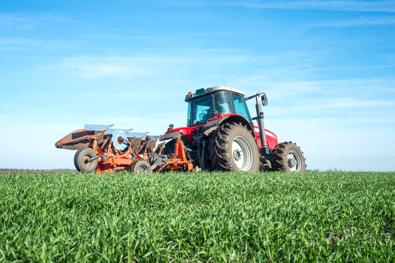 Tractor Cultivating Field 342744 566