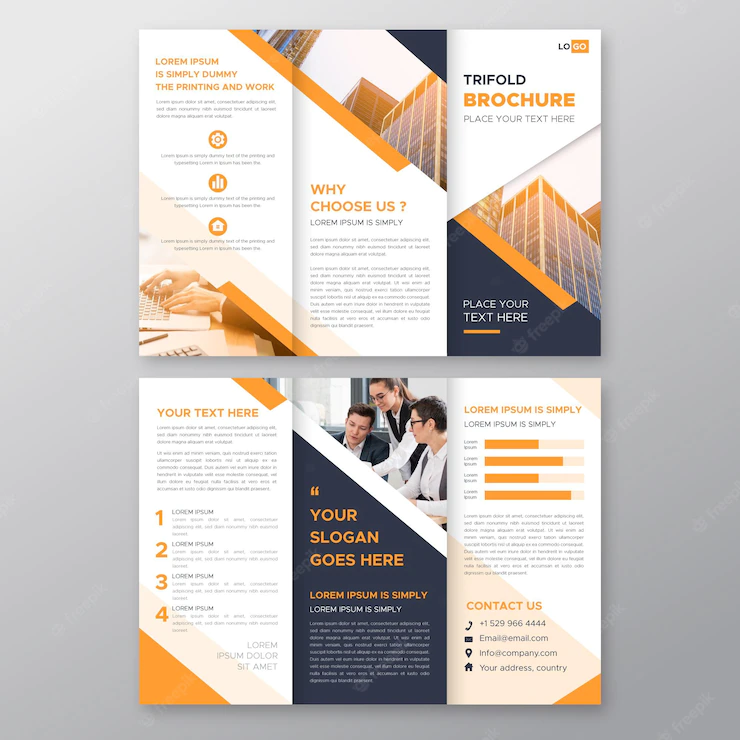 Trifold Brochure Template With Photo 52683 39254