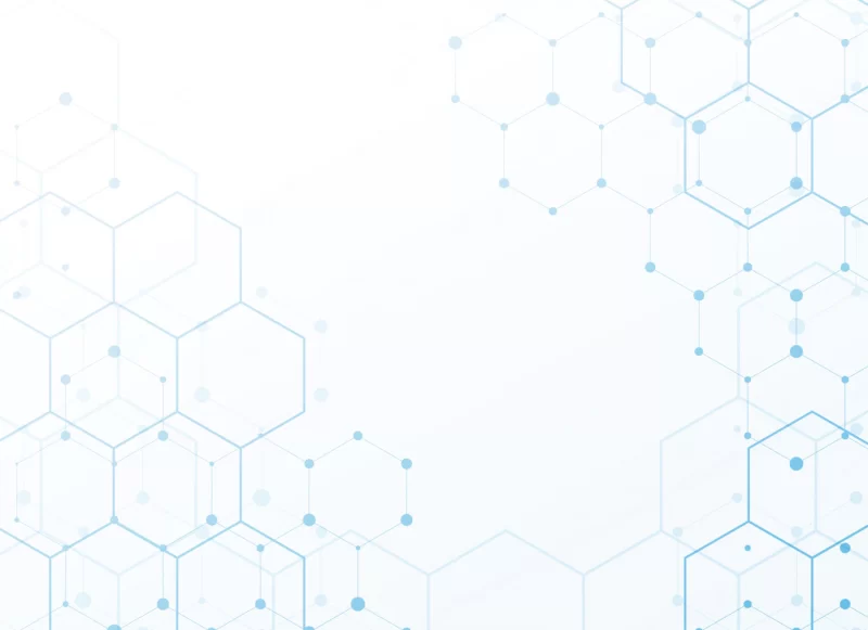 White background with blue tech hexagon Free Vector White background with blue tech hexagon Free Vector