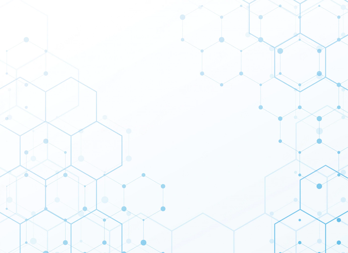 White Background With Blue Tech Hexagon 1017 19366