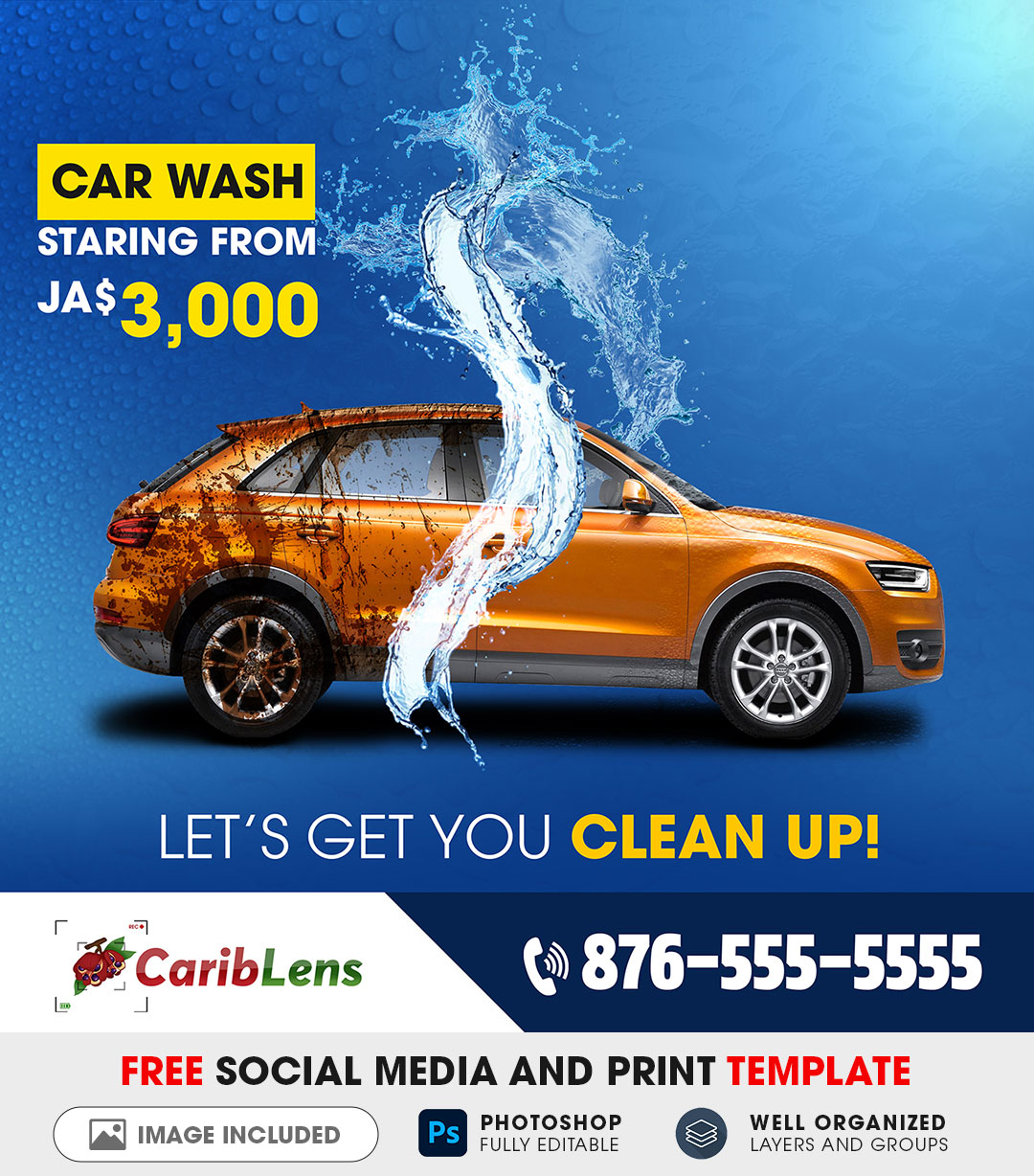 Car Wash Flyer Free Psd Download Copy